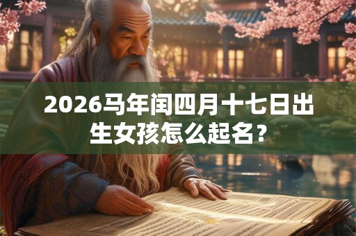 2026马年闰四月十七日出生女孩怎么起名？