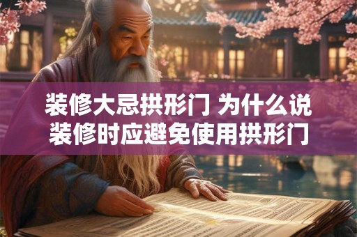 装修大忌拱形门 为什么说装修时应避免使用拱形门