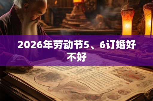 2026年劳动节5、6订婚好不好