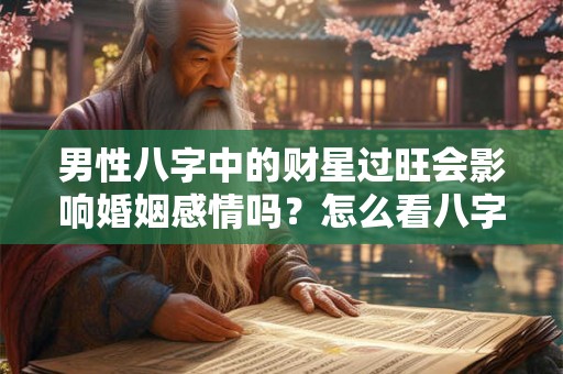 男性八字中的财星过旺会影响婚姻感情吗？怎么看八字中有没有财星？