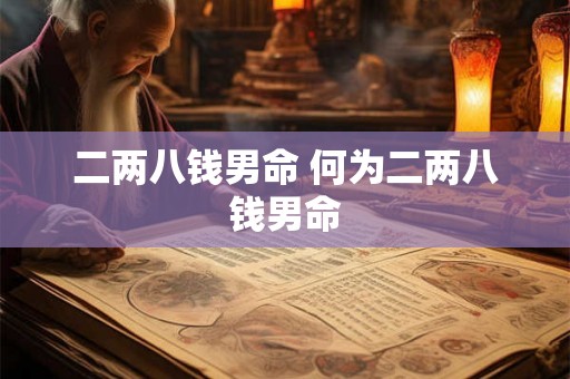 二两八钱男命 何为二两八钱男命