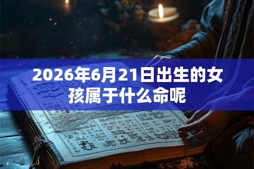 2026年6月21日出生的女孩属于什么命呢
