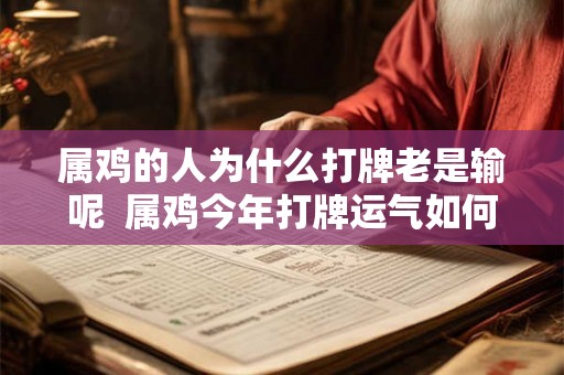 属鸡的人为什么打牌老是输呢  属鸡今年打牌运气如何