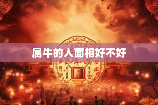 属牛的人面相好不好