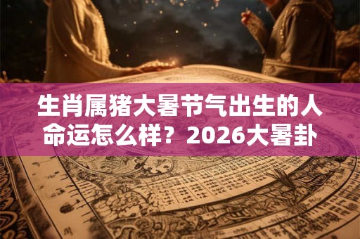 生肖属猪大暑节气出生的人命运怎么样?2026大暑卦象 生肖属猪大暑节气出生的人命运怎么样?2026大暑卦象