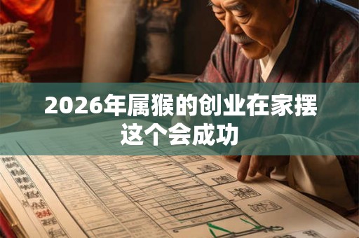 2026年属猴的创业在家摆这个会成功