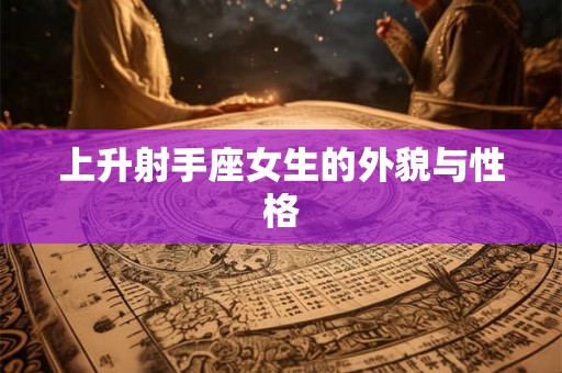 上升射手座女生的外貌与性格