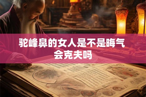 驼峰鼻的女人是不是晦气 会克夫吗