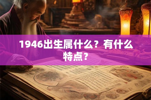 1946出生属什么?有什么特点? 1946出生属什么?有什么特点?