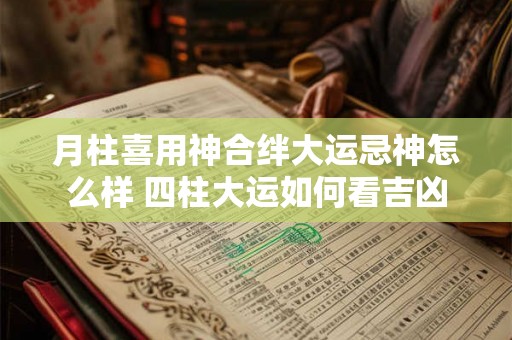 月柱喜用神合绊大运忌神怎么样 四柱大运如何看吉凶