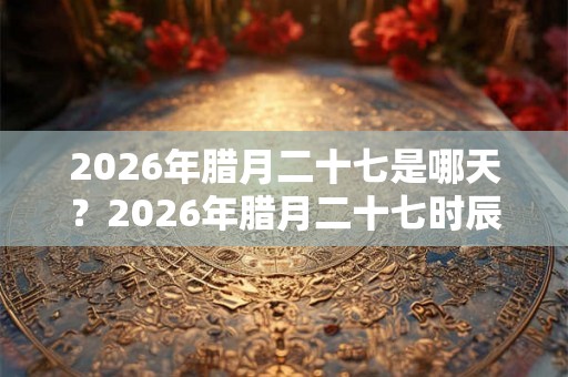 2026年腊月二十七是哪天?2026年腊月二十七时辰吉凶宜忌 2026年腊月二十七是哪天?2026年腊月二十七时辰吉凶宜忌