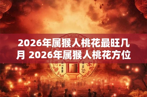 2026年属猴人桃花最旺几月 2026年属猴人桃花方位 2026年属猴人桃花最旺几月 2026年属猴人桃花方位