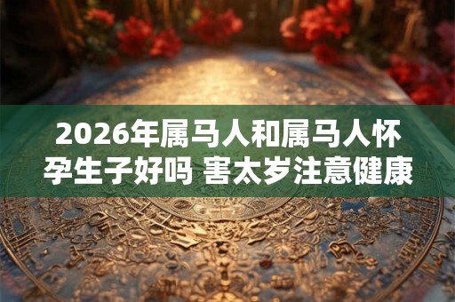2026年属马人和属马人怀孕生子好吗 害太岁注意健康