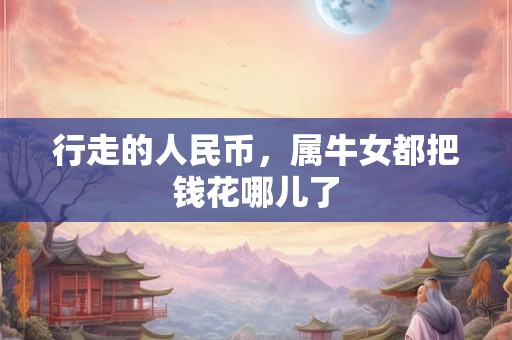 行走的人民币，属牛女都把钱花哪儿了