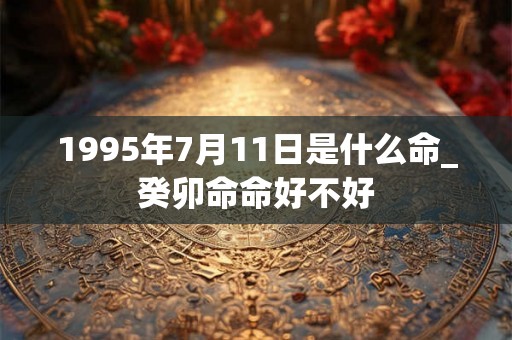 1995年7月11日是什么命_癸卯命命好不好 1995年7月11日是什么命_癸卯命命好不好
