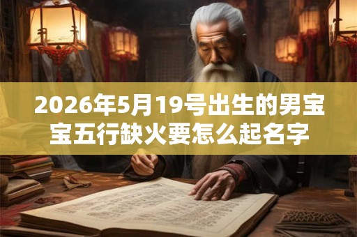 2026年5月19号出生的男宝宝五行缺火要怎么起名字 2026年5月19号出生的男宝宝五行缺火要怎么起名字