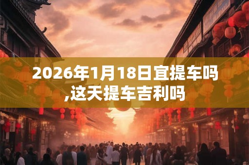 2026年1月18日宜提车吗,这天提车吉利吗 2026年1月18日宜提车吗,这天提车吉利吗