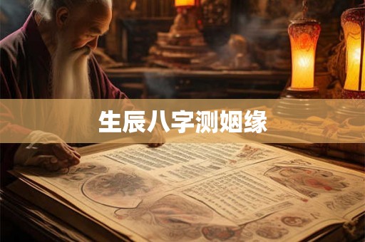 生辰八字测姻缘