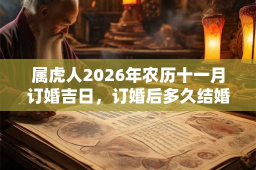 属虎人2026年农历十一月订婚吉日，订婚后多久结婚？