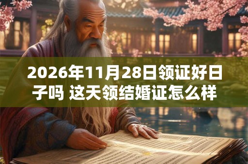2026年11月28日领证好日子吗 这天领结婚证怎么样