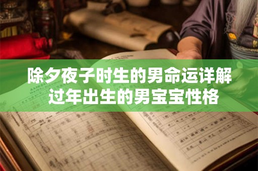 除夕夜子时生的男命运详解  过年出生的男宝宝性格