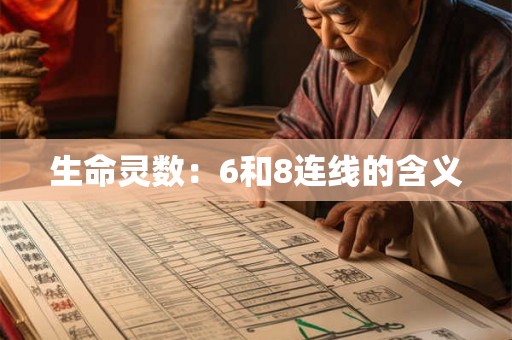 生命灵数：6和8连线的含义