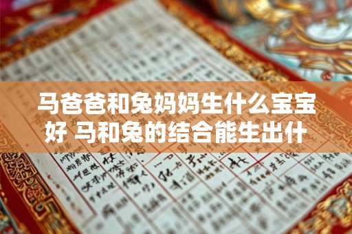 马爸爸和兔妈妈生什么宝宝好 马和兔的结合能生出什么宝宝