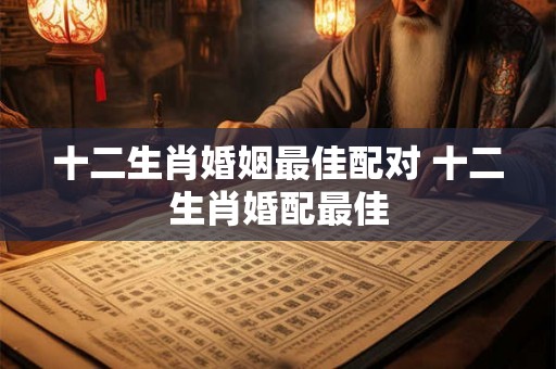 十二生肖婚姻最佳配对 十二生肖婚配最佳