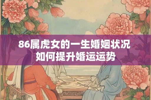 86属虎女的一生婚姻状况 如何提升婚运运势