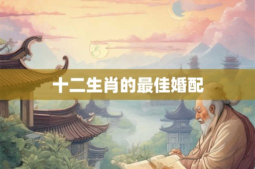 十二生肖的最佳婚配
