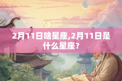 2月11日啥星座,2月11日是什么星座? 2月11日啥星座,2月11日是什么星座?