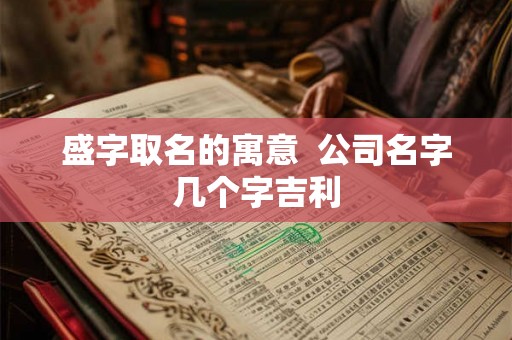 盛字取名的寓意  公司名字几个字吉利