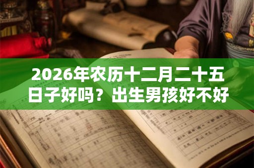 2026年农历十二月二十五日子好吗？出生男孩好不好？