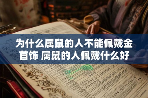 为什么属鼠的人不能佩戴金首饰 属鼠的人佩戴什么好