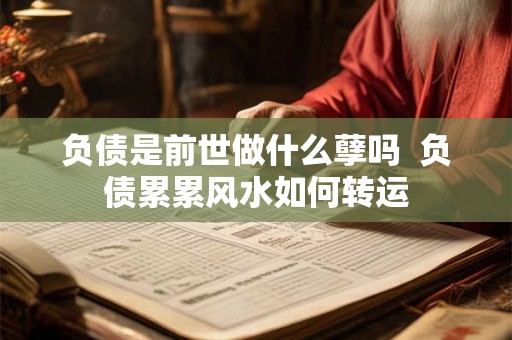 负债是前世做什么孽吗  负债累累风水如何转运
