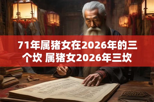 71年属猪女在2026年的三个坎 属猪女2026年三坎