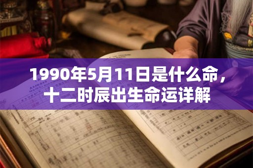 1990年5月11日是什么命，十二时辰出生命运详解