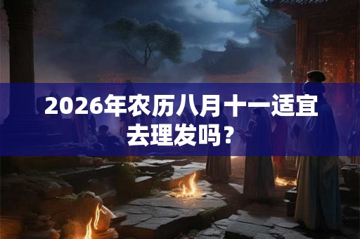 2026年农历八月十一适宜去理发吗？