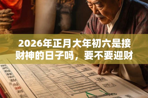 2026年正月大年初六是接财神的日子吗，要不要迎财神？
