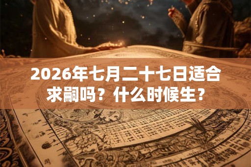 2026年七月二十七日适合求嗣吗？什么时候生？