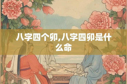 八字四个卯,八字四卯是什么命