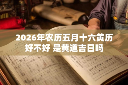 2026年农历五月十六黄历好不好 是黄道吉日吗 2026年农历五月十六黄历好不好 是黄道吉日吗
