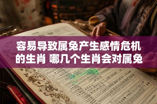 容易导致属兔产生感情危机的生肖 哪几个生肖会对属兔产生感情危机