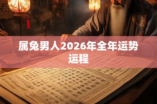 属兔男人2026年全年运势运程