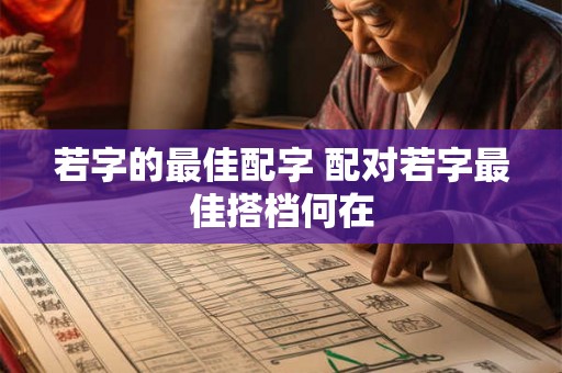 若字的最佳配字 配对若字最佳搭档何在