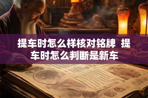 提车时怎么样核对铭牌  提车时怎么判断是新车