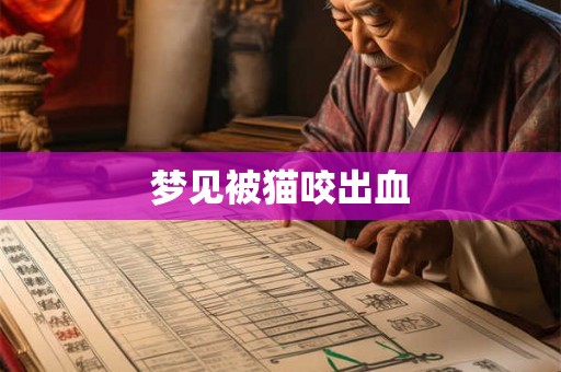 梦见被猫咬出血