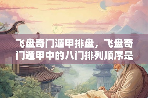 飞盘奇门遁甲排盘，飞盘奇门遁甲中的八门排列顺序是什么？