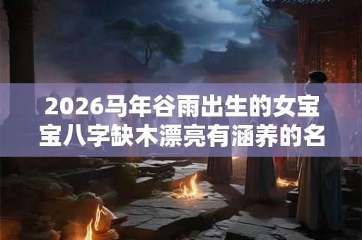 2026马年谷雨出生的女宝宝八字缺木漂亮有涵养的名字