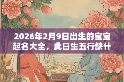 2026年2月9日出生的宝宝起名大全,此日生五行缺什么? 2026年2月9日出生的宝宝起名大全,此日生五行缺什么?